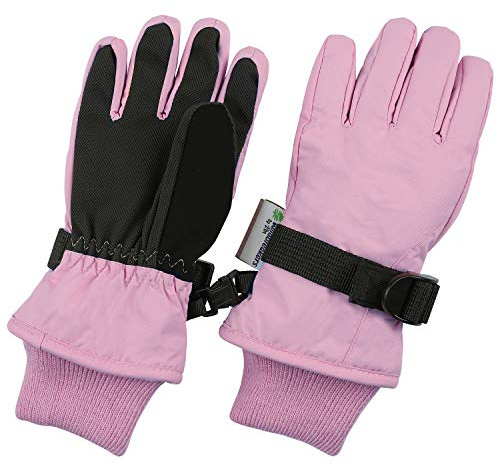 Waterproof Kids Ski Snow Gloves, 100G 3M Thinsulate Warm Winter Boys Girls