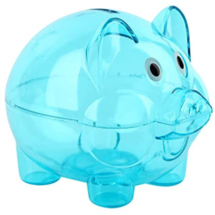 Niedliches Sparschwein, Plastikschwein Geldbank,Mini Kleines Schwein Sparbüchse Münze Vorratsbehälter, Plastik Spardose Spargeldschachtel Kleingeld Veranstalter Für Jungen Mädchen Kinder Kleinkinder