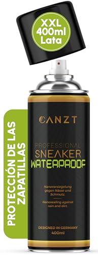Canzt Spray Impermeabilizzante Scarpe 400ml – Protezione Idrorepellente per Sneaker, Pelle, Camoscio, Nubuck e Tessuto