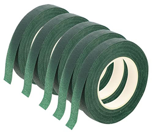 NUOBESTY 5rollen Blumenband Blumenverpackungsband Für Stielen Blumenstielverpackungsband Für Arrangements Und Diy-projekte Leicht Abzureißen Und Flexibel Zu Handhaben