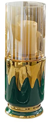 HEXEH Kerzenhalterhalter Leichte Luxus -Kerzenlestick -Ornamente Nordic Romantic Home Candlelight Dinner Dekoration Retro Restaurant Tisch Candlestick Kandelaber (Size : A)