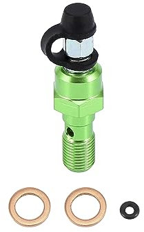 AQWAL Kompatibel Mit Suzuki M10 X 1,0 Mm Motorrad-Entlüftungsnippelkappe, Motocross-Fahrradbremsen-Hauptzylinder-Bremssattel-Entlüftungsschraube Mit Kappe Sets Schrauben Muttern (Color : 52mm 2)