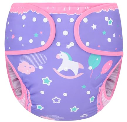 LittleForBig Pañal de tela impermeable lavable ajustable reutilizable para adultos, talla única - Pequeña fantasía