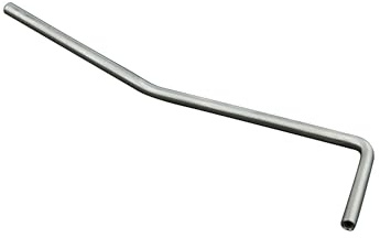 Guyker Guitar Tremolo Arm, Titanium Alloy Whammy Bridge Bar Dia. 5.5mm (0.22) Replacement Part for Electric Guitar Musical Instrument PA-004 (1 Piece, Chrome)