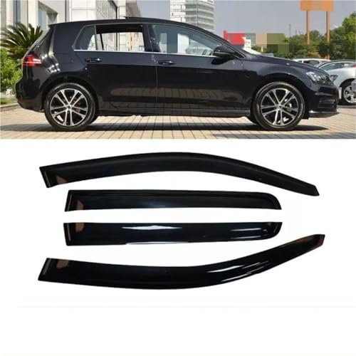 Regenabweiser Set Auto Styling Fenster Visier Deflektor Fenster Regen Schutz Abdeckung Für VW Für Golf 7 MK7 Fließheck 2014-2020 Auto Windabweiser