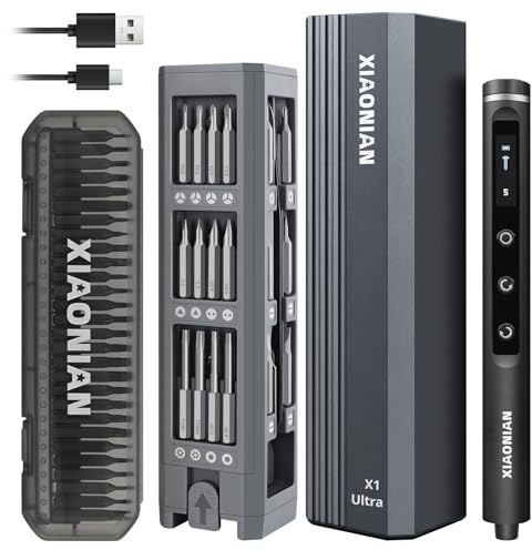 3.7V Precision Electric Screwdriver Set,76 IN 1 Mini Electric Screwdriver Cordless Set with USB Charging,5 Torque Settings Repair Tool Kit for Electronics Phone Camera Laptop Watch