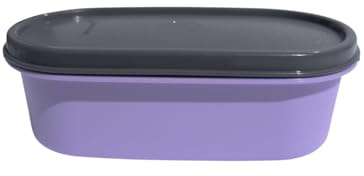 Tupperware Eidgenosse Eidgenossen Kompaktbehälter Vorrat Modular Kühlschrank System 500ml 500 ml 0,5 Liter lila grau
