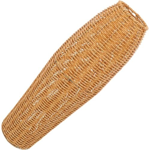 Dianzan Jarrón De Flores Tejido a Mano, Decorativo, De Ratán, Rústico, para Arreglos Florales, Grande, para Suelo, para Hogar Y Balcón.