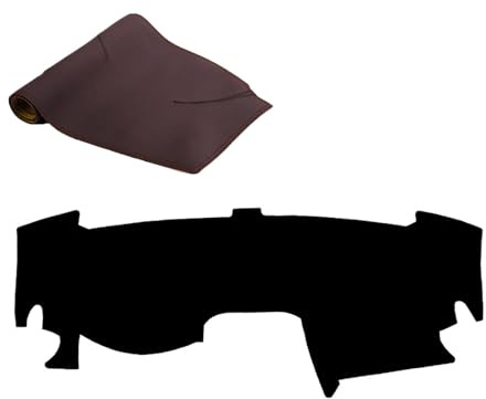 Cubierta para Salpicadero de Coche para Suzuki WagonR X5 2013-2016 Alfombrilla Antideslizanteaislamiento Térmico E Impermeabilización(Brown)