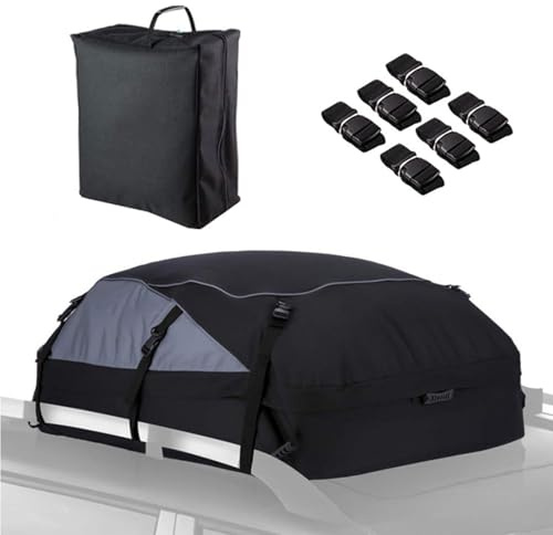 Carrier per auto - deposito per bagagli morbido, supporto per carico impermeabile | Organizzatore di attrezzatura da viaggio pieghevole, borsa sul tetto per impieghi pesanti, vettore resistente alle