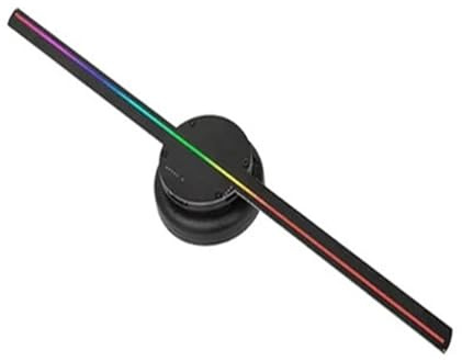 Proyector de Ventilador holográfico 3D HD SD 42 cm/16,5 Pulgadas con LED, Reproductor, Compatible imágenes, Videos, Tiendas, Bares, Fiestas, Publicidad, luz exhibición Amplio ángulo de visión