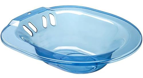 VALICLUD Sitzbad für Schwangere und Patienten mit Hohem Hitzeschutz und Überlaufschutz Sitzbadewanne aus Pp zur Sanften Pflege und Hämorrhoidenlinderung für Toilette