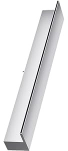 IAGWNNWY 1 Stück individuell anpassbarer Wasserfallüberlauf aus Edelstahl 304 for Gartenteiche – Elegantes Wasserspiel for den privaten und gewerblichen Gebrauch(Silver,25cm)