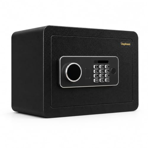22L Digital Safe Box– Keypad Lock, Anti-Theft Steel, Wall/Floor Mount