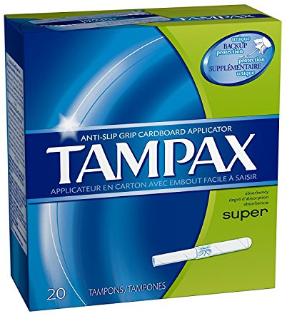 Tampax Super Absorbency Tampons with Flushable Applicator 20 ct