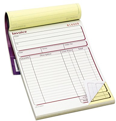 Pukka Pad rechnungsblöcke, 1 Durchschlag, kohlefreies Durchschreibepapier, 137 x 203 mm (5 Stück)