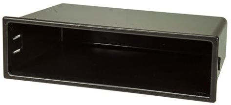 tomzz Audio 2400-006 Auto Radio Blende Universal Ablage Fach Staufach Radiorahmen 1-DIN 188x53x105mm ISO VW Golf Polo Seat Skoda Volvo