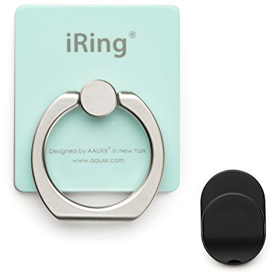 iRing Premium Style Ring, Smartphone-, Handy-Halterung, Haltegriff, Standfuß, Autohalterung, Selfie, für iPhone 6/6Plus/6S, Galaxy 5/S6/Note, Sony Xperia Z5, LG G4/Nexus 5 X, Huawei G8/P8, HTC One A9/M9/Desire