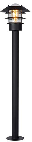 Lucide ZICO - Mastleuchte Außen - Ø 21,8 cm - 1xE27 - IP44 - Schwarz