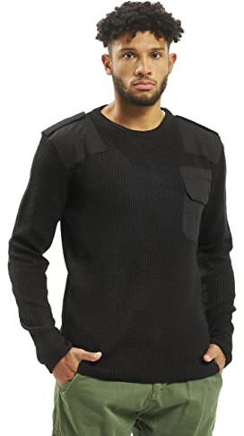 Brandit Bw Pullover Sweater Homme, Noir, L