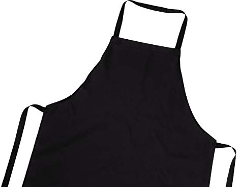 Ferocity Original Personalisierte Grillschürze Kochschürze Latzschürze Bistroschürze BBQ Apron Werkschürze ideale Männer Frauen Geschenk Schwarz mit Text [106]