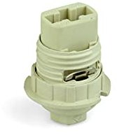 Arditi Portalampade, Porcellana e Termoplastico e Metallo, Beige