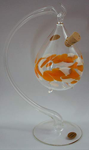 Glasvogelwelt Obstfliegenfalle mit Ständer (Falle:Mandarine-transp. / Ständer: transp.)