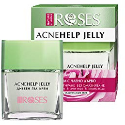 ACNE HELP 98% natural ingredients - without added silicones,colorants,parabens - Face care cream, clay mask (ACNEHELP JELLY DAILY CREAM)