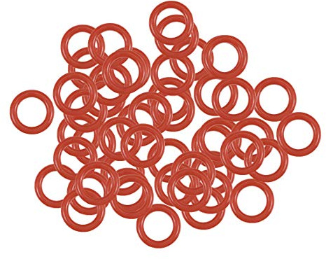 sourcing map 50 Stück O Ringe 5,5mmx3,5mmx1mm Dichtungsringe Rund Gummi Dichtung O Ring Seals Unterlegscheibe für Wasserhahn Spülventile Waschbecken Duschablauf Hydraulik Rohrschlauch