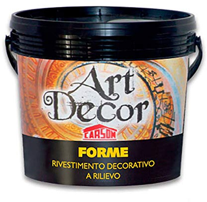 CARSON Colorificio Forme Pittura Decorativa Rivestimento A Rilievo Effetto Istinto Travertino Pietra Spaccata E Altri Bianco (7 Kg)