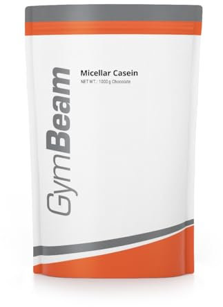 GymBeam Caseina Micellare 1000g - Caseine di Alta Qualità - Polvere di Caseina per Crescita e la Rigenerazione Muscolare - A Basso Contenuto di Grassi, Deliziosa e Ben Solubile (1000 g, Chocolate)