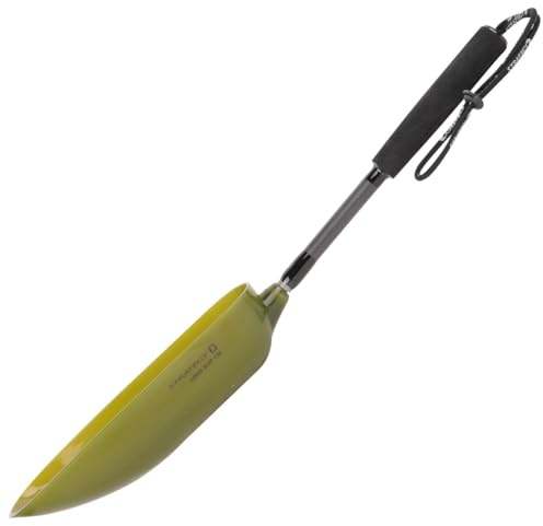 Strategy Bait Spoon 7,5x26cm Long Filter - Futterkelle für Partikel, Wurfkelle für Partikelköder, Wurfschaufel zum Anfüttern beim Karpfenangeln, Boilieschaufel