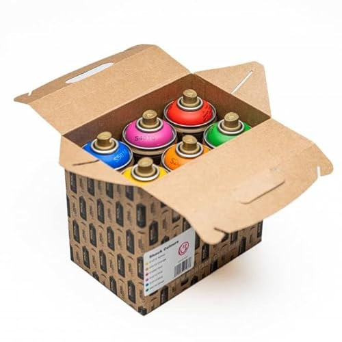 Graff-City Montana Gold - Shock Colours Box Set (6) Spray Paint Bundle - 6 x 400ml Cans