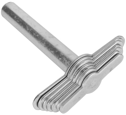 7-teiliges Kork-Gummistopfen-Bohrwerkzeug, manuelles Gummistopfen-Lochstanzer, Gummistopfen-Lochschneider, Korkbohrer-Set Edelstahl Gummi Loch Puncher für Labor-Bohrwerkzeug