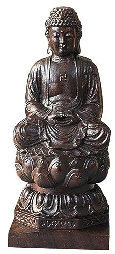 Cabilock Buddha Dekoration Für Schreibtisch Handwerksdeko Statue Zierfigur Für Home Office Meditationsstil Figur Als Geschenk
