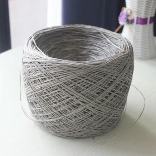 QQLADY Hilo de Rafia Fina de 250 g para Crochet, Papel, Hierba, algodón, Hilo Redondo de Paja para Crochet, Hecho a Mano, para Sombreros y Bolsos de Verano.