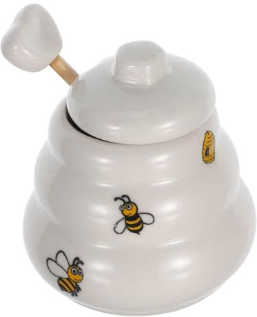 FIXOSHEE Tarro De Especias De Cerámica Con Diseño De Para Cocina o Obsequio De Boda y Práctico