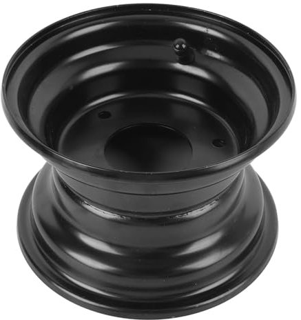 Aramox Verbesserte Traktion Aluminiumlegierung Go Kart Rim, 6 Zoll, Geeignet für die Meisten 6 -Zoll -Rad -Hubs Go Kart ATV Quad Dirt Bike Ride auf Dem Mäher, 3 Löcher Stilvoller Look