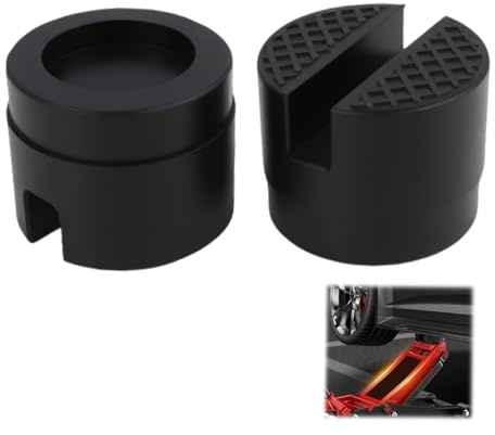 2 Stück Universelle Gummiauflage Für Wagenheber Und Hebebühnen 48mm, Tragfähigkeit 3 Tonnen, Schwarz,Wagenheber Gummiauflage 2 Stück, Für Fahrzeugkarosserien Und Verschiedene Heber
