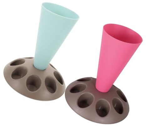 Cabilock Support De Rangement pour Douilles 2 Pièces en Plastique pour Pâtisserie Décoration De Gâteaux