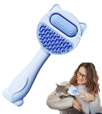 Wet Cat Grooming Tool - Water Tank Gentle Tool | Pet Brush Hair Remover | for Family Friends Small Medium Dogs Puppy Kitten Indoor Home Cleaning