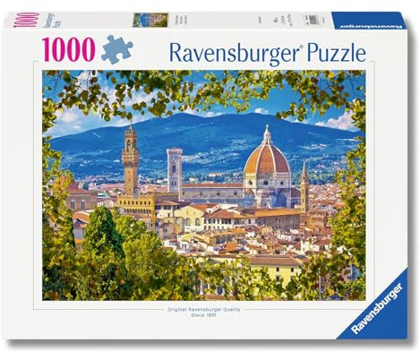Ravensburger Puzzle 1000 pezzi, Il Duomo Firenze – Puzzle Adulti +14 anni, 70 x 50 cm, Puzzle per Adulti, Foto Fireze Italia, Idee Regalo