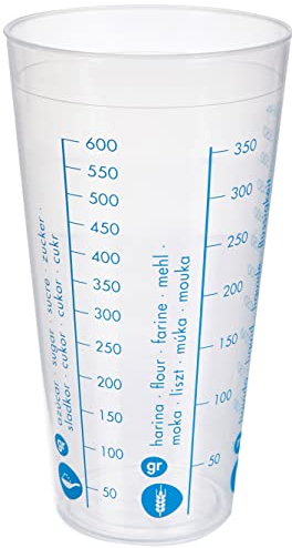 Metaltex 736200 Vaso Graduado PLASTICO 0.75 LTS, único, Estándar