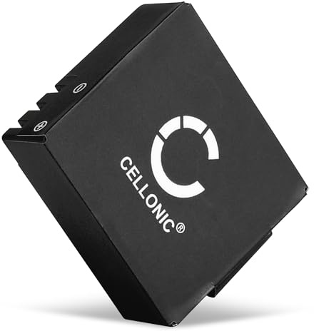 CELLONIC, Battery for Camera compatible with Midland H3, H5, compatible with SJCAM SJ4000, SJ6000, SJ5000 (3.7V, 900mAh)