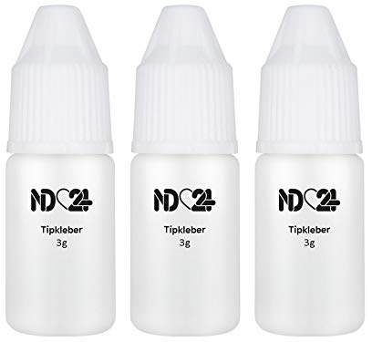 Tipkleber Set - Nagelkleber - Mittelviskos - Studio Qualität (3 x 3g)