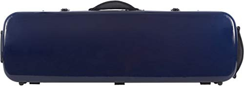 Geigenkoffer Glasfaser Oblong 4/4 navy blue - burgundy M-Case