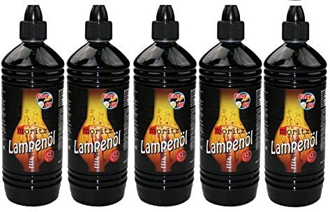 Moritz - Aceite para lámparas de Aceite, antorchas de bambú, antorchas de jardín y antorchas de Pared - Elija 1/3/6/12/24 litros