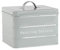 Harbour Housewares Washing Tablet Storage Container - Grey - Steel Vintage Industrial Under Sink Storage Caddy Cupboard Organiser for Laundry Detergent Pods, Dish Washer Tablets