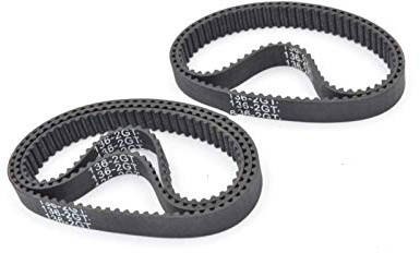 Xuulan Xianglaa-Zahnriemen 5 STÜCKE GT3 2MGT 2M 2GT Synchron-Zahnriemen, Pitch Länge 136/138/140/142/144, Breite 6mm / 9mm, Zähne 68/69/70/72 74 in geschlossener Schleife Präzise Größe