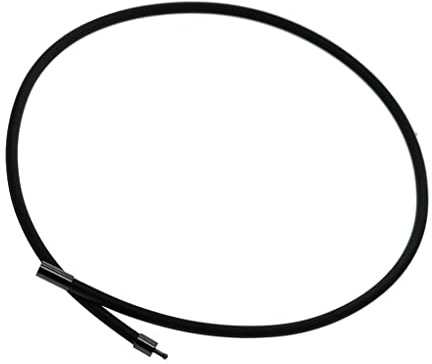 SM SunniMix Conclusions de Tour de Cou de Cordon de Collier en Caoutchouc à Extrémité Ouverte Faisant des Fournitures 4mm, 50cm